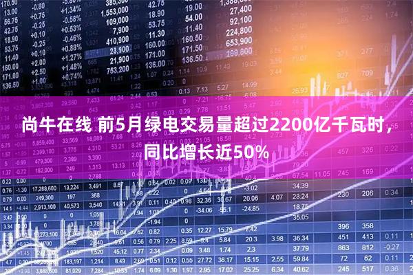 尚牛在线 前5月绿电交易量超过2200亿千瓦时，同比增长近50%