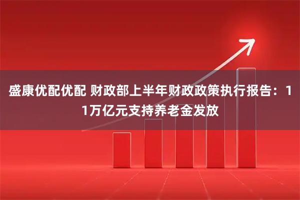盛康优配优配 财政部上半年财政政策执行报告：11万亿元支持养老金发放