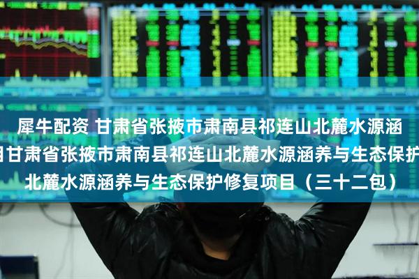 犀牛配资 甘肃省张掖市肃南县祁连山北麓水源涵养与生态保护修复项目甘肃省张掖市肃南县祁连山北麓水源涵养与生态保护修复项目（三十二包）